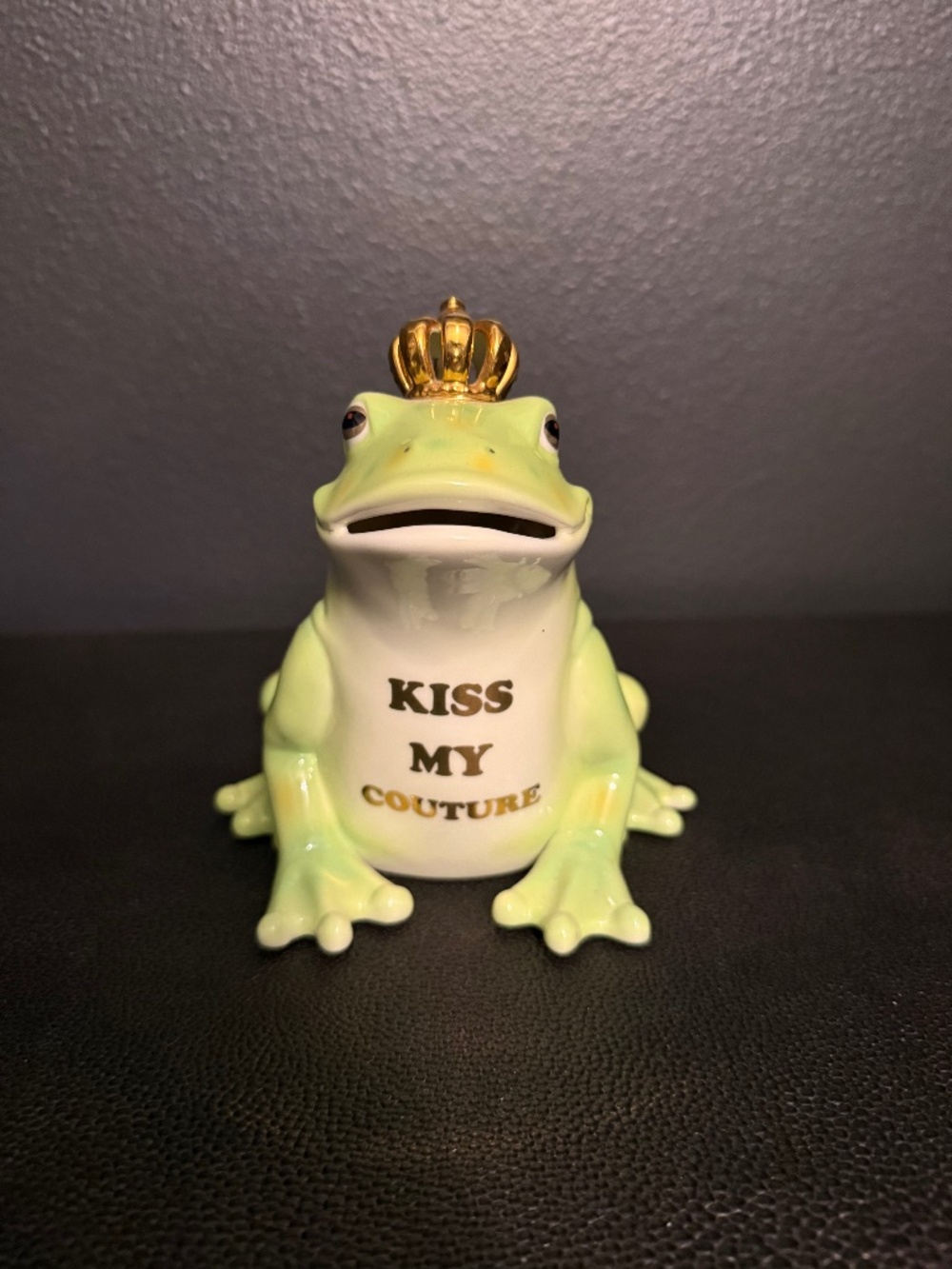 Juicy Couture “Kiss My Couture” Frog Prince Bank